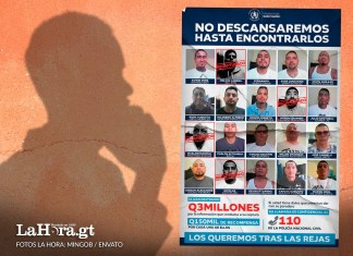 PNC insta a denunciar de forma anónima información sobre los pandilleros que continúan prófugos. Arte La Hora