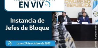 Instancia de Jefes de Bloque en el Congreso de la República. Foto La Hora