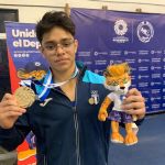Jayco Sebastian Bourdet logra la medalla de oro en gimnasia rítmica. Foto La Hora: Carlos Vicente