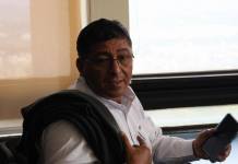 El exalcalde de San Pedro Pínula, Jalapa, José Manuel Méndez, se sometió a una aceptación de cargos en el caso por la muerte de Luis Marroquín. Foto La Hora: Daniel Ramírez