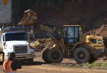 Área afectada por derrumbe de Carretera a El Salvador podría extenderse hasta el km 25.5, según Conred