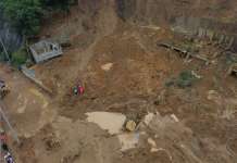 «El área y el clima están demasiado inestables», dice brigadista tras un nuevo derrumbe en CAES derrumbe caes km24
