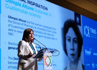 «La ciencia debe ser una herramienta de transformación social»: Karin Herrera por conferencia en Brasil. Foto La Hora: RRSS Vicepresidenta Karin Herrera