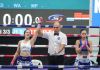 Participación de Guatemala en la competencia de Kickboxing en los Juegos Centroamericanos. Foto La Hora: Carlos Vicente