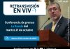 Conferencia de prensa La Ronda de este martes 21 de octubre. Foto La Hora