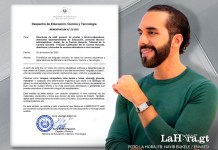 «Amigue, compañere, niñe»: El Salvador prohíbe lenguaje inclusivo en centros educativos Presidente Nayib Bukele, apoyo la medida que prohíbe el uso del llamado “lenguaje inclusivo”. Arte La Hora: Alejandro Ramírez.