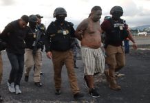 Llegada de alias "Smoking" a Guatemala en febrero luego de ser detenido en Chiapas por la Interpol. Foto La Hora: PNC