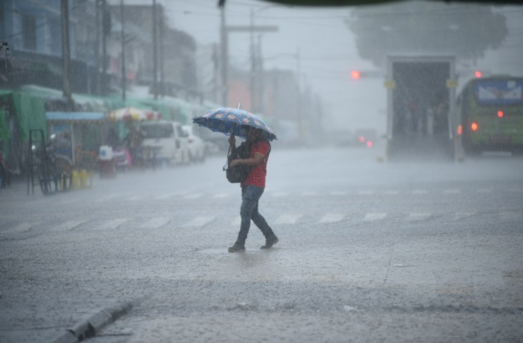 Archivo de lluvias registradas en la zona 1 capitalina. Foto La Hora: Fabricio Alonzo