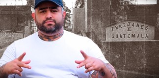 Aldo Dupie Ochoa Mejía, alias "El Lobo" es el jefe de la clica Solo Raperos del Barrio 18. Foto Arte La Hora: Alejandro Ramírez