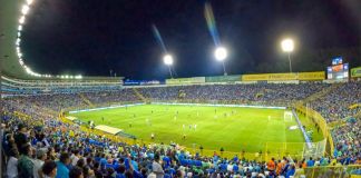 Estadio Cuscatlán en donde se jugara el partido de El Salvador vs Guatemala. Foto La Hora: La Selecta
