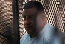 El Tribunal de Mayor Riesgo E continúa con el juicio en contra de "Lupillo" por su supuesta participación en la masacre de Salcajá. Foto La Hora: Daniel Ramírez