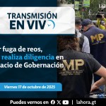 MP diligencia en Palacio de Gobernación. Foto La Hora
