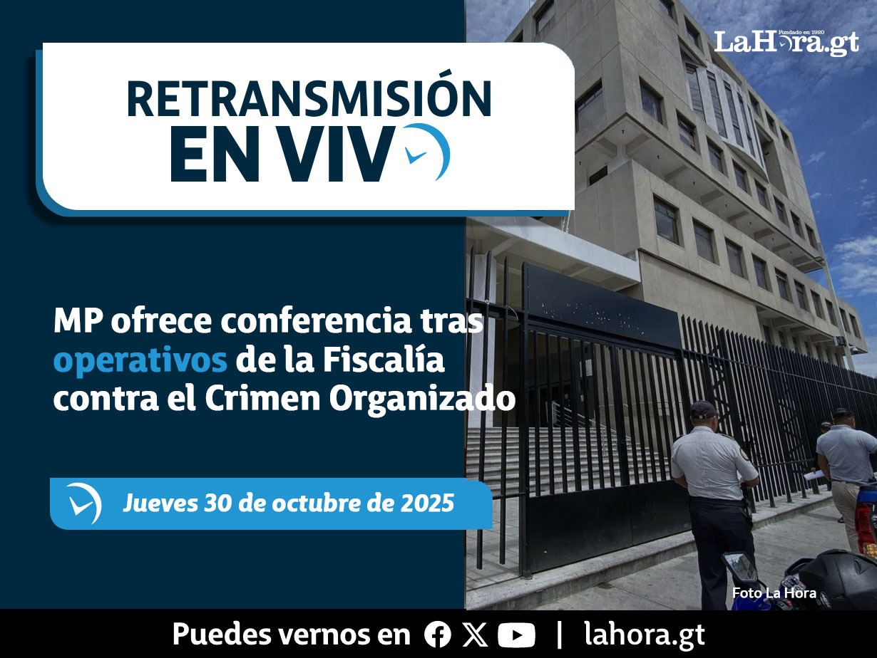 Retransmisión: MP ofrece conferencia de prensa por operativos de la Fiscalía contra el Crimen Organizado