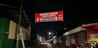 Vecinos han manifestado su preocupación por la inseguridad en el municipio. Foto La Hora. RR.SS.