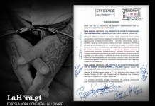 Ley para el Combate Frontal a las Actividades Delictivas de las Maras. Arte La Hora: Alejandro Ramírez.