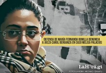 María Fernanda Bonilla denuncia a jueza Carol Berganza. Foto La Hora