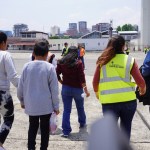 Recepción de niños, niñas y adolescentes (NNA) migrantes procedentes de EE. UU. y México. Foto La Hora: Instituto Guatemalteco de Migración