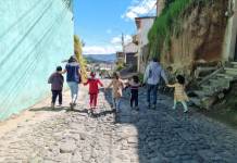 Delegación Departamental de Quetzaltenango rescató a cinco niños de 11, 10, 8, 6 y 5 años. Foto La Hora: PGN.