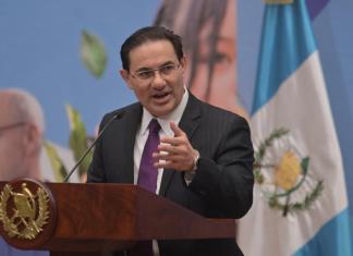 Ministro de Gobernación, Marco Antonio Villeda.Foto La Hora: Fabricio Alonzo