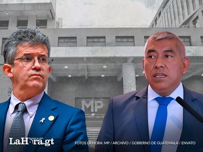 Ministro de Salud y jefe de la FECI por Caso UNOPS. Foto La Hora