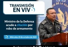 En vivo: Ministerio de la Defensa acude a citación por robo de armamento en el Ejército Ministro de la Defensa acude a citación por robo de armamento en el Ejército. Foto La Hora