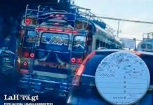 Bus extraurbano con bocina musical es multado en Los Próceres por ruidos estridentes Camioneta con bocina musical es multada por la PMT de Guatemala. Foto La Hora: Amílcar Montejo