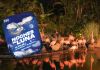 Flamencos del zoológico en el evento de Noches de Luna. Foto La Hora: Zoológico La Aurora