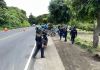 En un operativo por carreras clandestinas, 12 multas fueron impuestas y dos motocicletas consignadas. Foto La Hora: PNC