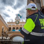 PMT en el Centro Histórico por fuerte carga vehicular ocasionado por eventos realizados este fin de semana. Arte La Hora: Alejandro Ramírez