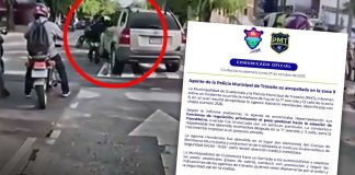 Agente de la PMT es atropellada en zona 9 por un vehículo sobre el paso de cebra. Foto La Hora: RRSS y Municipalidad de Guatemala