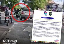 Agente de la PMT es atropellada en zona 9 por un vehículo sobre el paso de cebra Agente de la PMT es atropellada en zona 9 por un vehículo sobre el paso de cebra. Foto La Hora: RRSS y Municipalidad de Guatemala