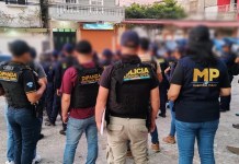 Fuerzas de seguridad efectúan allanamientos contra extorsionistas en 3 departamentos MP