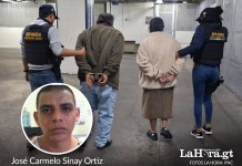 Capturan a los padres del «Inquieto» uno de los 20 prófugos de Fraijanes II Progenitores de José Carmelo Sinay Ortiz, alias “El Inquieto”. Arte: La Hora.