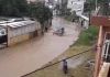 Inundación registrada en Huehuetenango por persistentes lluvias. Foto La Hora: Conred