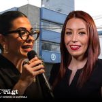 Teresita de Leon secretaria general de la UNE y la presidenta del Parlacen. Foto La Hora