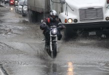 Archivo de la época de lluvia en la ciudad capital. Foto La Hora: Jose Orozco