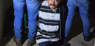 Líder del Barrio 18, alias "Black Demon" recapturado en Santa Rosa. Foto La Hora: PNC
