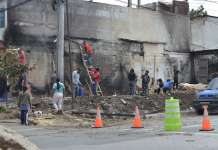 En imágenes: Así quedó el terreno y las familias afectadas por el incendio en La Reformita Foto La Hora: José Orozco.