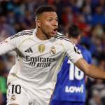 Real Madrid venció al Getafe con un gol de Kylian Mbappé