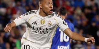 Real Madrid venció al Getafe con un gol de Kylian Mbappé