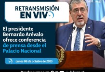 Retransmisión: el presidente Bernardo Arévalo ofrece conferencia de prensa desde el Palacio Nacional