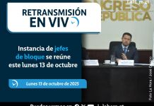 Retransmisión de Instancia de Jefes de Bloques. Arte La Hora