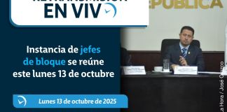 Retransmisión de Instancia de Jefes de Bloques. Arte La Hora