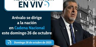 Retransmisión: Arévalo se dirige al país en cadena nacional este 26 de octubre. Arte La Hora: Roberto Altán
