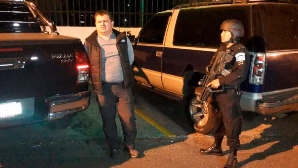 Capturado en Ciudad de Guatemala el 4 de marzo de 2017. Foto La Hora: PNC.