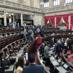Sesión Secreta del 14 de octubre en el pleno del Congreso. Foto La Hora: José Orozco