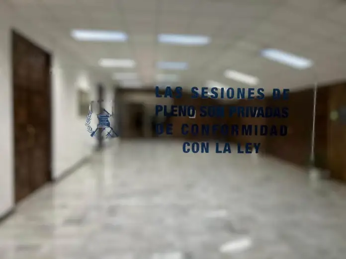 Sesion pleno La Corte Suprema de Justicia cumplió su cuarta reunión de pleno sin presentar candidatos para votar y que alguno asuma la presidencia del OJ. Foto La Hora: Daniel Ramírez