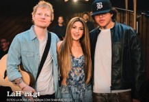 Shakira reestrena con una nueva versión de “Hips Don’t Lie” junto a Ed Sheeran y Beéle