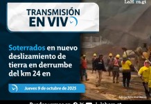 En vivo: Soterrados en nuevo deslizamiento de tierra en derrumbe del km 24 en carretera a El Salvador son rescatados En vivo: Soterrados en nuevo deslizamiento de tierra en derrumbe del km 24 en Carretera a El Salvador