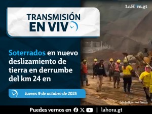 En vivo: Soterrados en nuevo deslizamiento de tierra en derrumbe del km 24 en carretera a El Salvador son rescatados